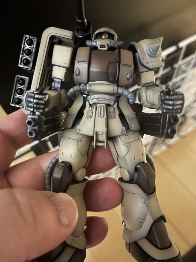 HG ザク・ハーフキャノン 手持ち