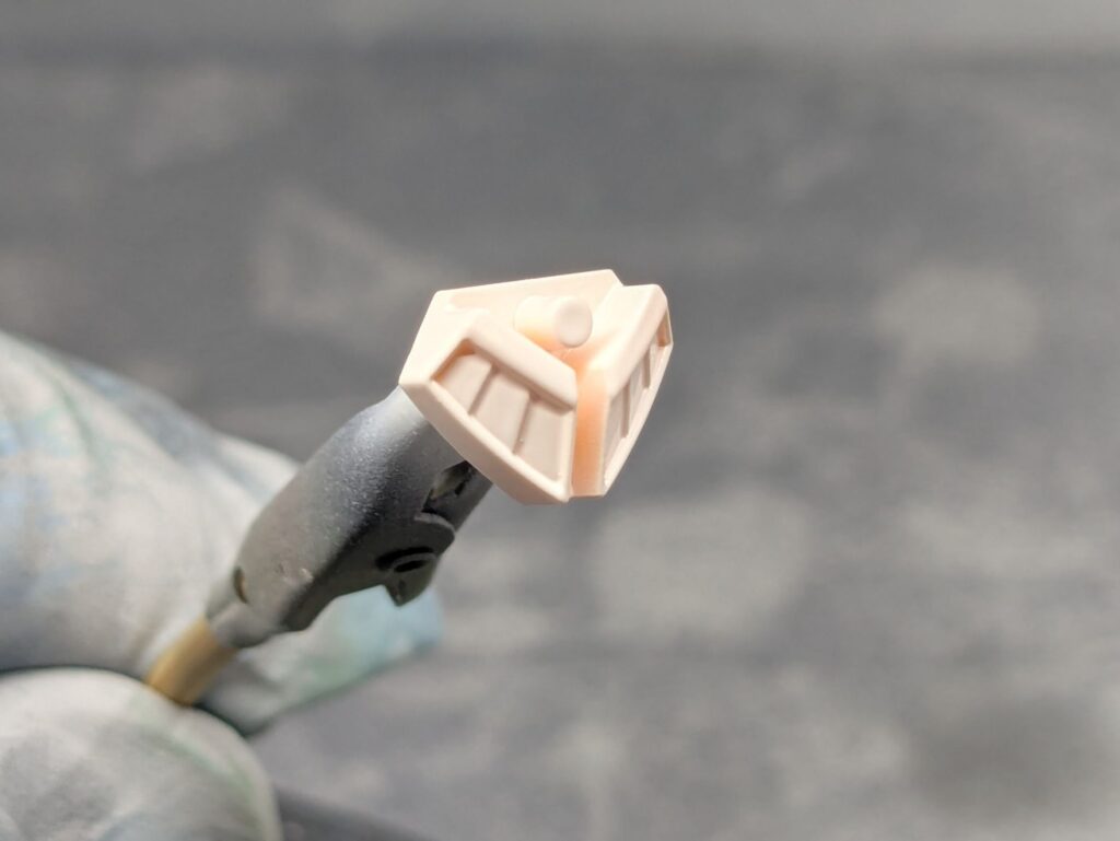 ガンダムMk‐Ⅱ 黄色パーツ 白サフ塗装