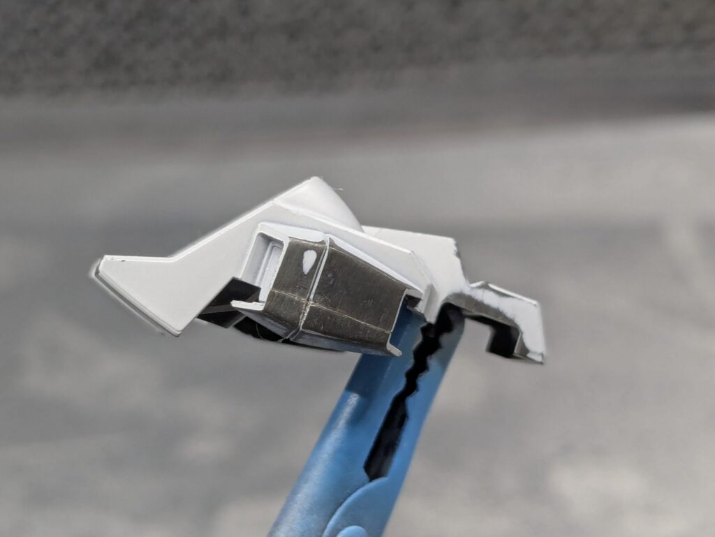 ガンダムMk‐Ⅱバックパック 合わせ目消し