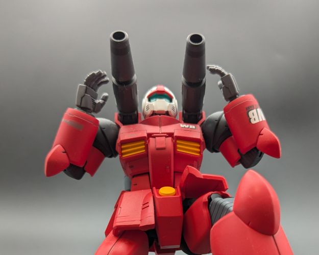 【作例紹介】HGUC RX-77-2 ガンキャノン｜足延長加工