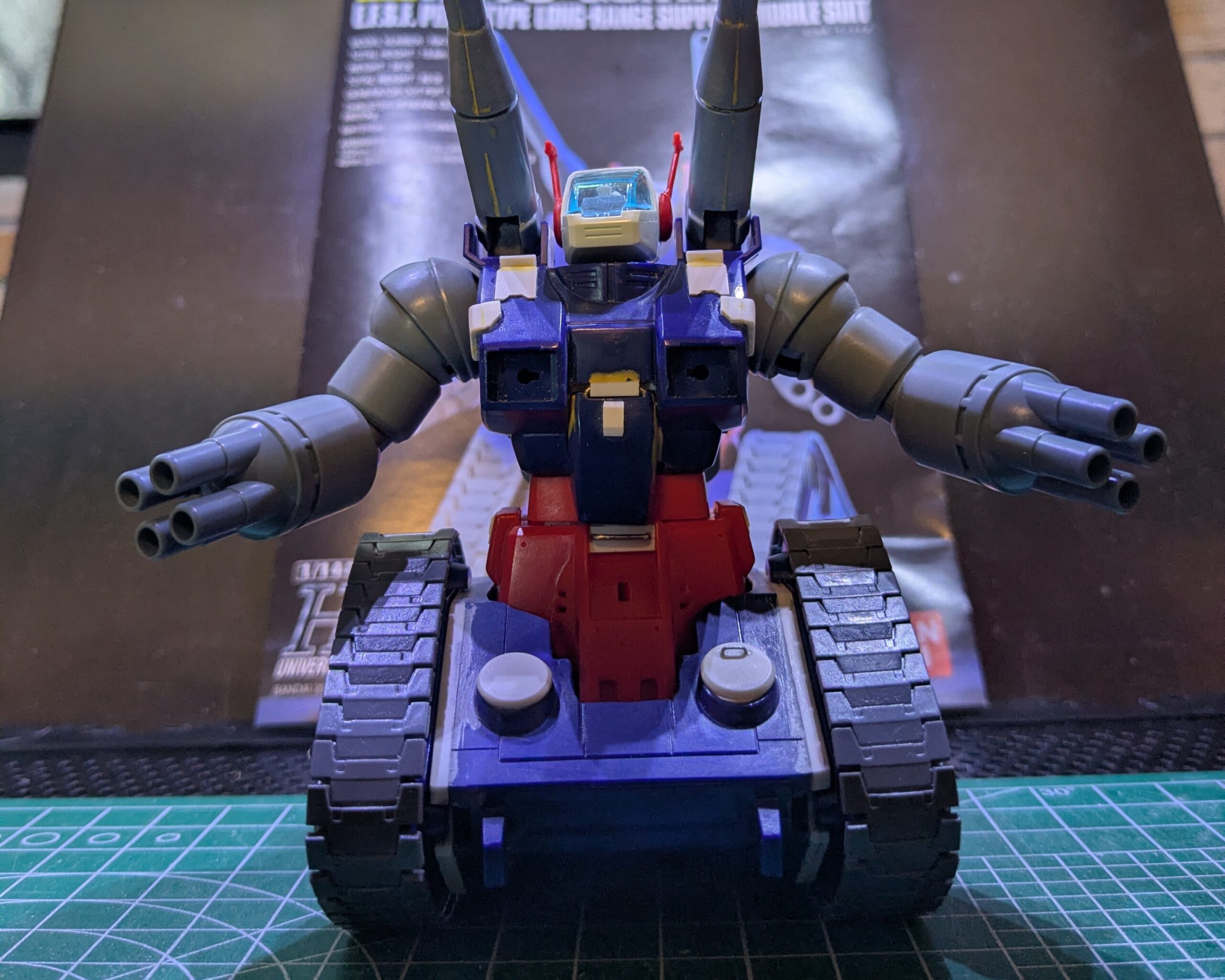 【制作記録1】HGUC ガンタンク 1/144 加工編