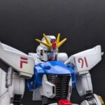 HGUC ガンダムF91 作例 上半身アップ 顔・胸部
