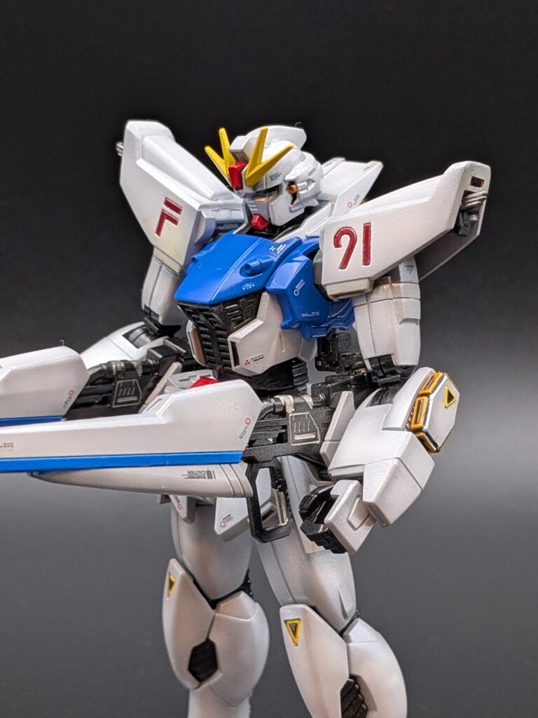 HGUC ガンダムF91 作例 ランチャー ディテール