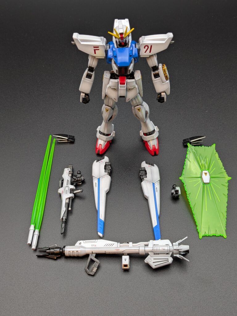 HGUC ガンダムF91 作例 付属武器一覧