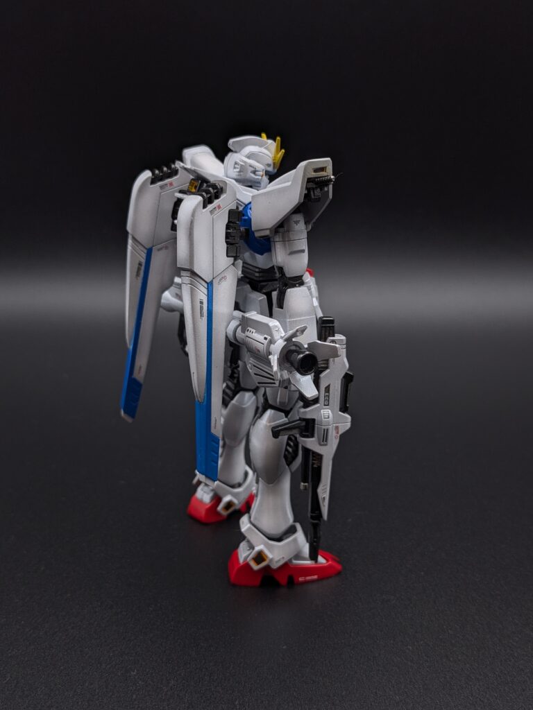HGUC ガンダムF91 作例 左側面 シルエット