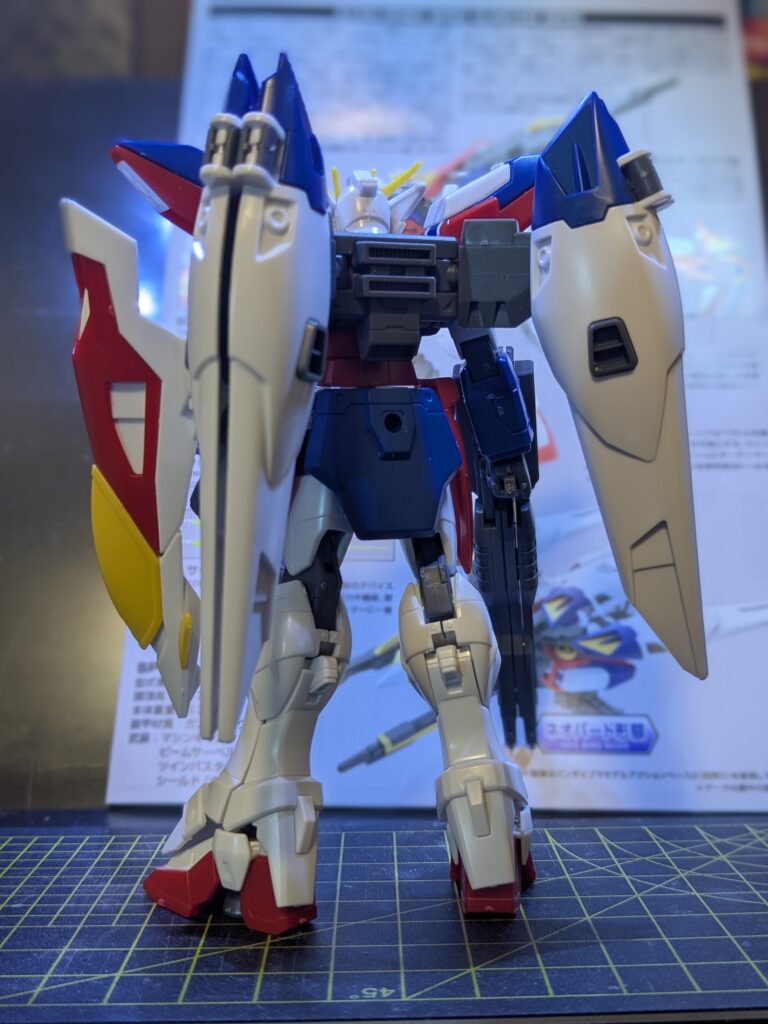 HGAC ウイングガンダムゼロ 背面・大型ウイングの構造と裏側ディテール
