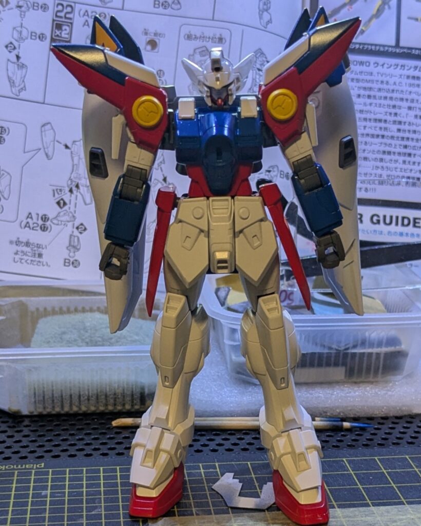 ウイングガンダムゼロ正面 全体1