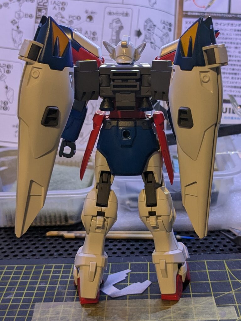 ウイングガンダムゼロ 背面 全体