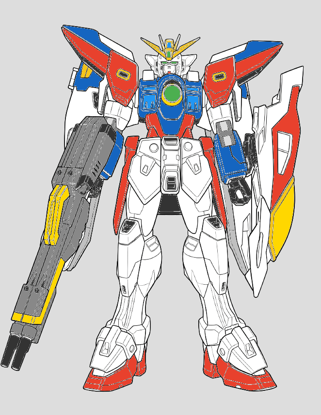 ウイングガンダムゼロ プラモデルカラーリングシミュレーター 画像