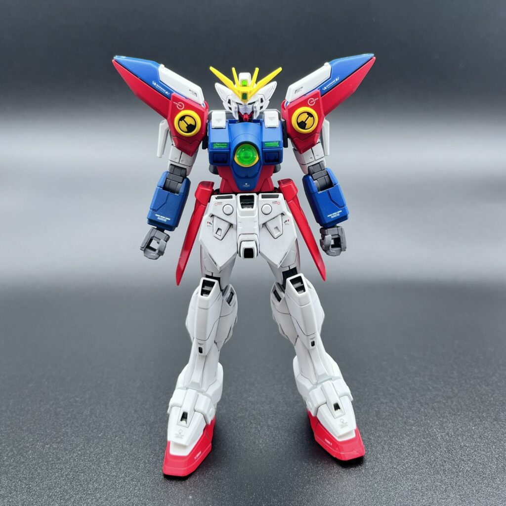 HGAC ウイングガンダムゼロ 完成品・ウイングバインダーを外した正面